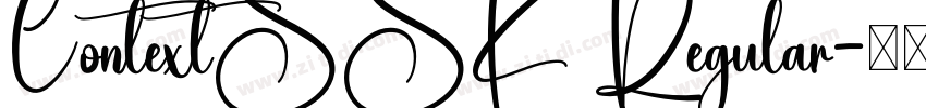 ContextSSK Regular字体转换 ContextSSK Regular字体转换